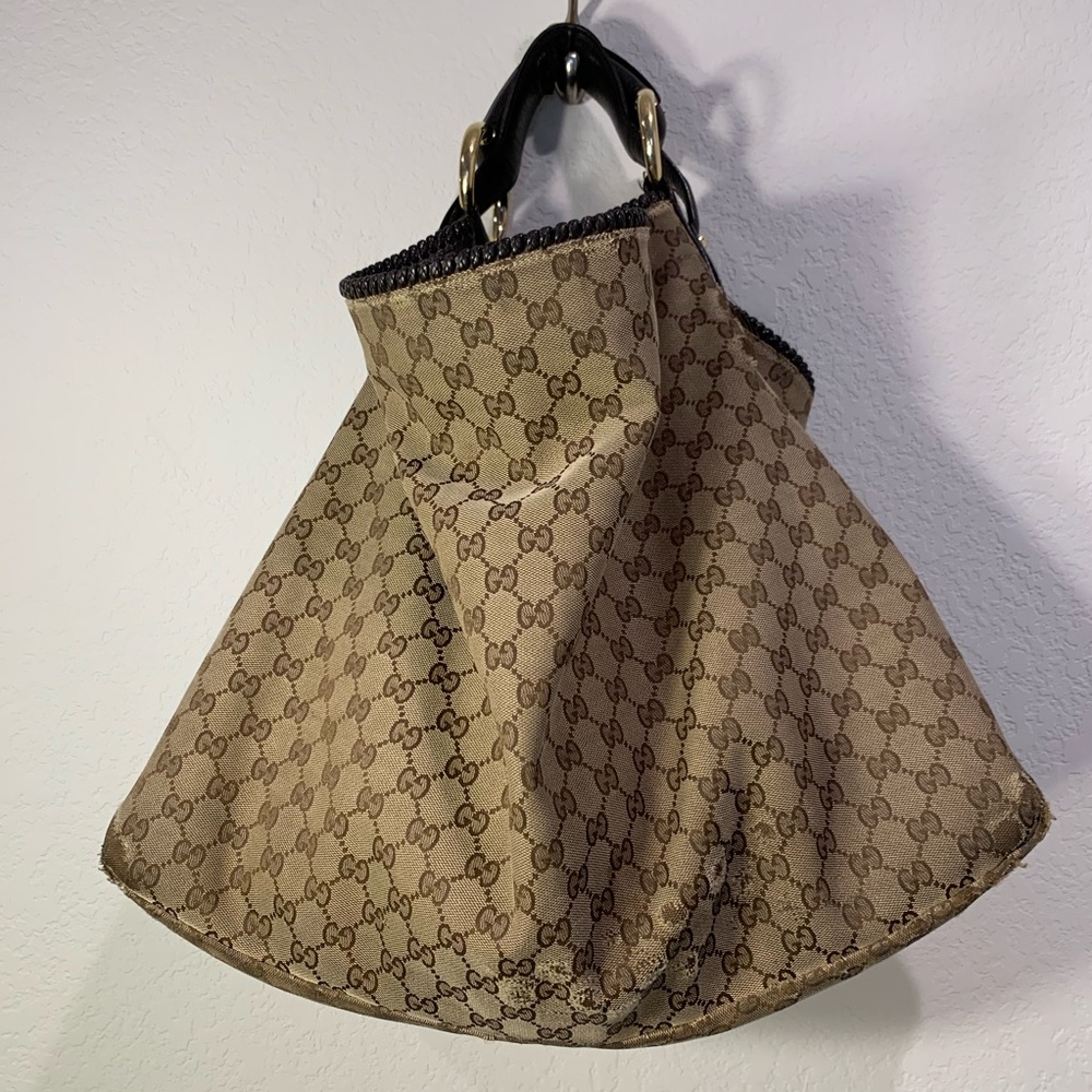 Gucci horsebit monogram large hobo see description